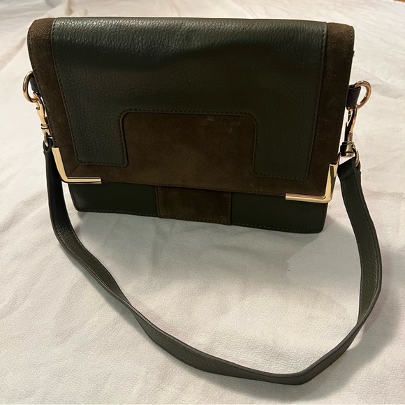 Vince Camuto genuine leather and suede hand bag - Picture 2 of 16